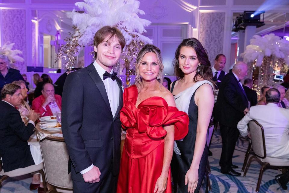 Robert, Robin and Jocelyn Ganzert at LIFE 29th Annual Lady in Red Gala on March 26. The 30th annual gala is set for March 17.