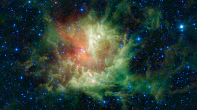 Nebula's Frozen Clouds at Heart of Violent Star Formation