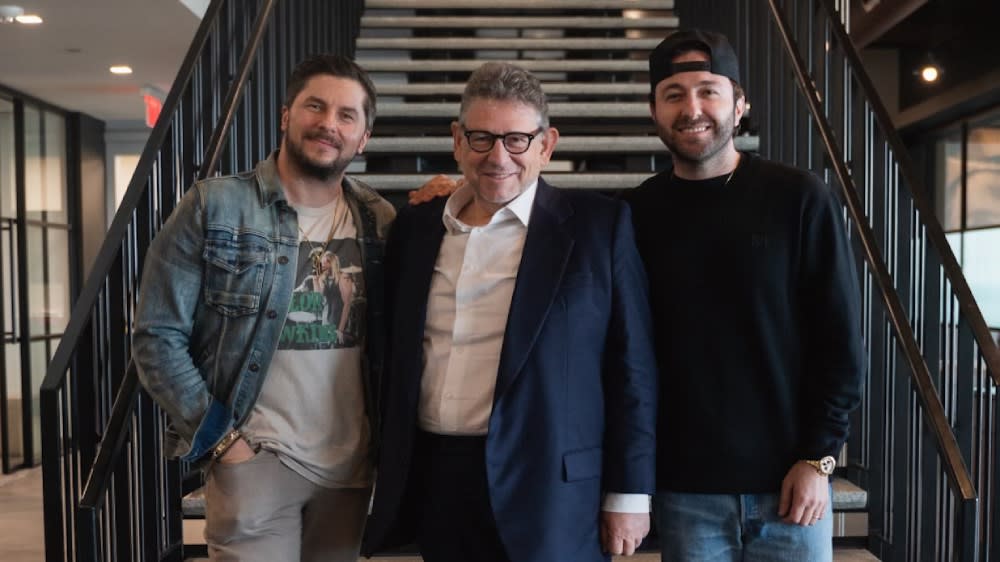 Universal Music Group's Sir Lucian Grainge, Kevin “Chief” Zaruk and Simon Tikhman