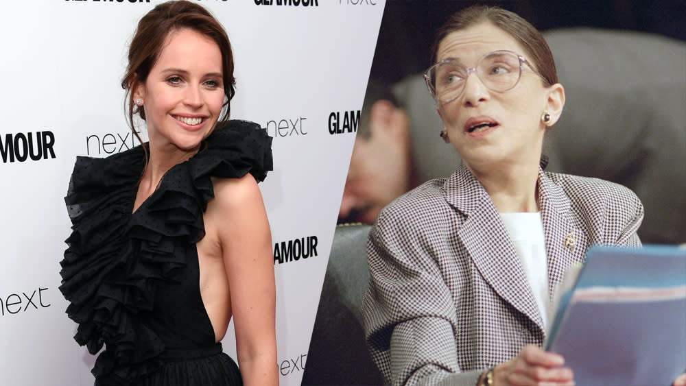 Felicity Jones To Star As Ruth Bader Ginsburg In Biopic On The Basis Of Sex 1987