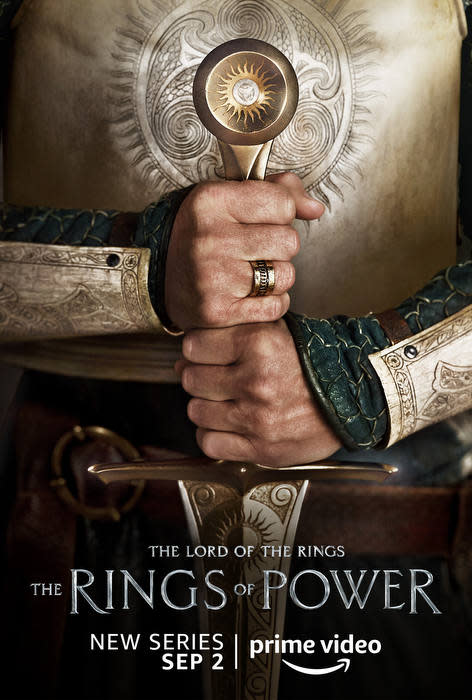 Lord of the Rings'  series reveals character posters with only hands