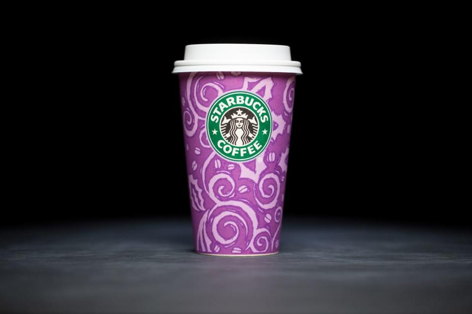 Starbucks holiday cups 1997