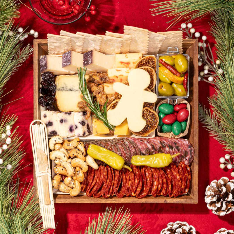 Happy Holidays Ciccetti Cheese & Charcuterie Board