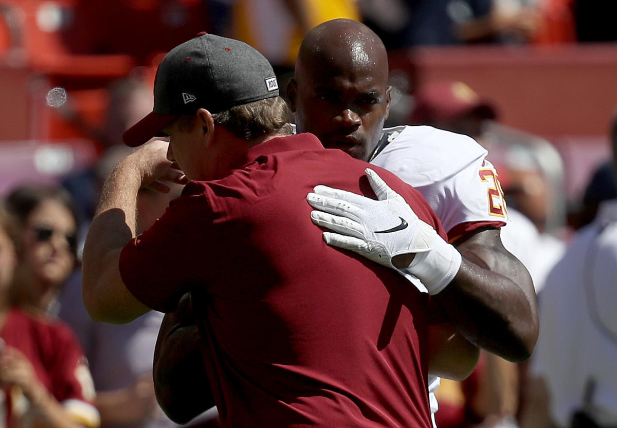 NFL rumors: Redskins' Jay Gruden's comments on Adrian Peterson hint at  tension in relationship 