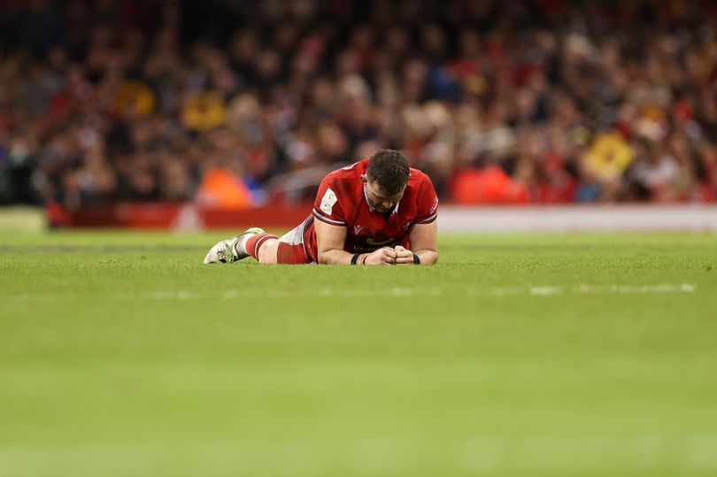 Dejected Elliot Dee of Wales