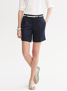 Banana Republic Pleat-Front Short, $44.50