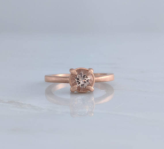 <a href="https://www.etsy.com/listing/509381533/classic-morganite-solitaire-in-14k-rose?ref=shop_home_active_37" target="_blank">Classic Morganite Solitaire in 14K Rose Gold</a>, Doozie Jewelry