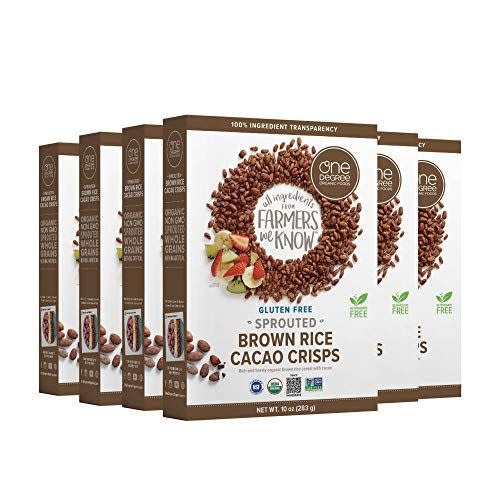2) One Degree Sprouted Brown Rice Cacao Crisps