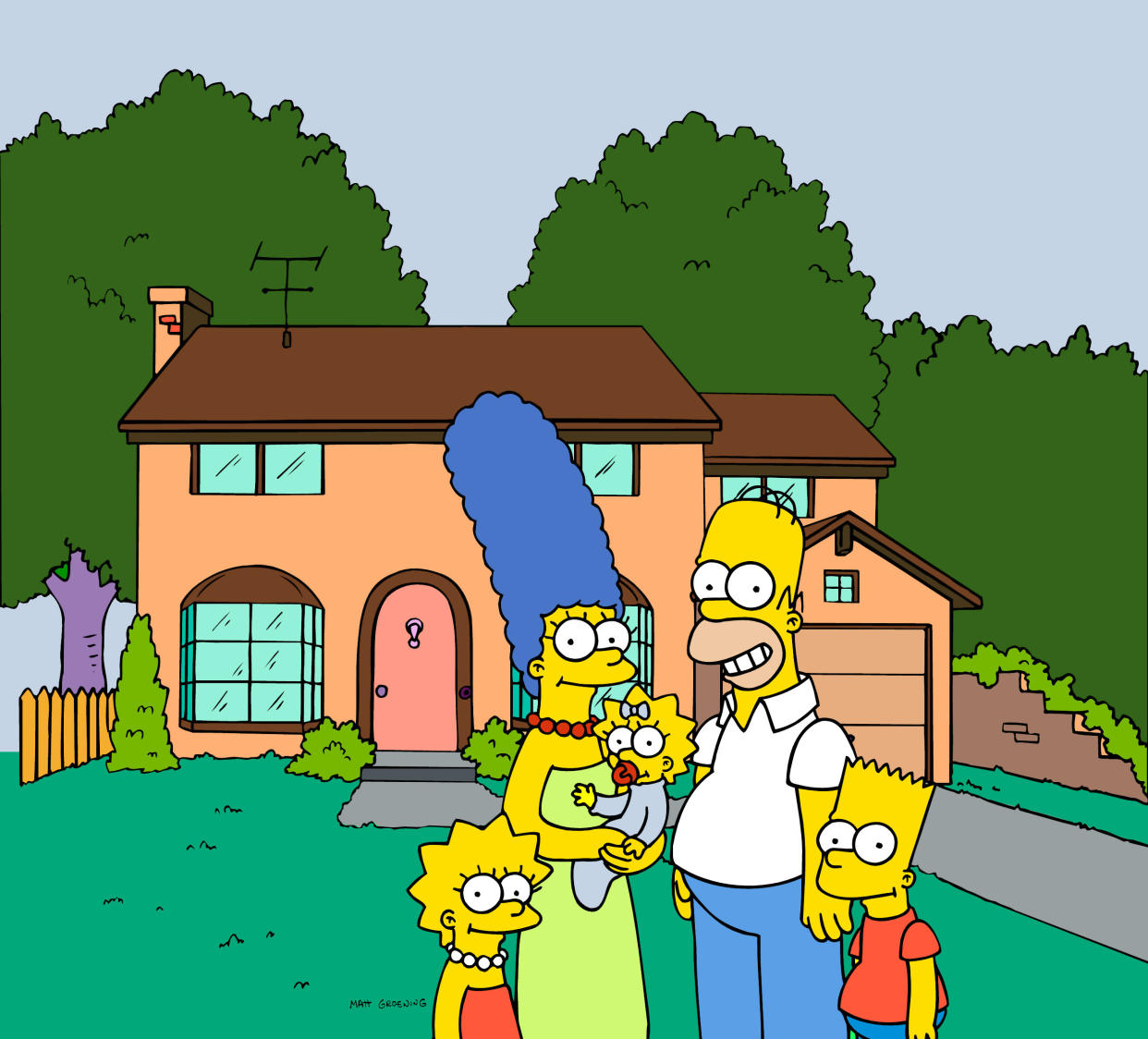  The Simpsons in all their glory. (Fox)