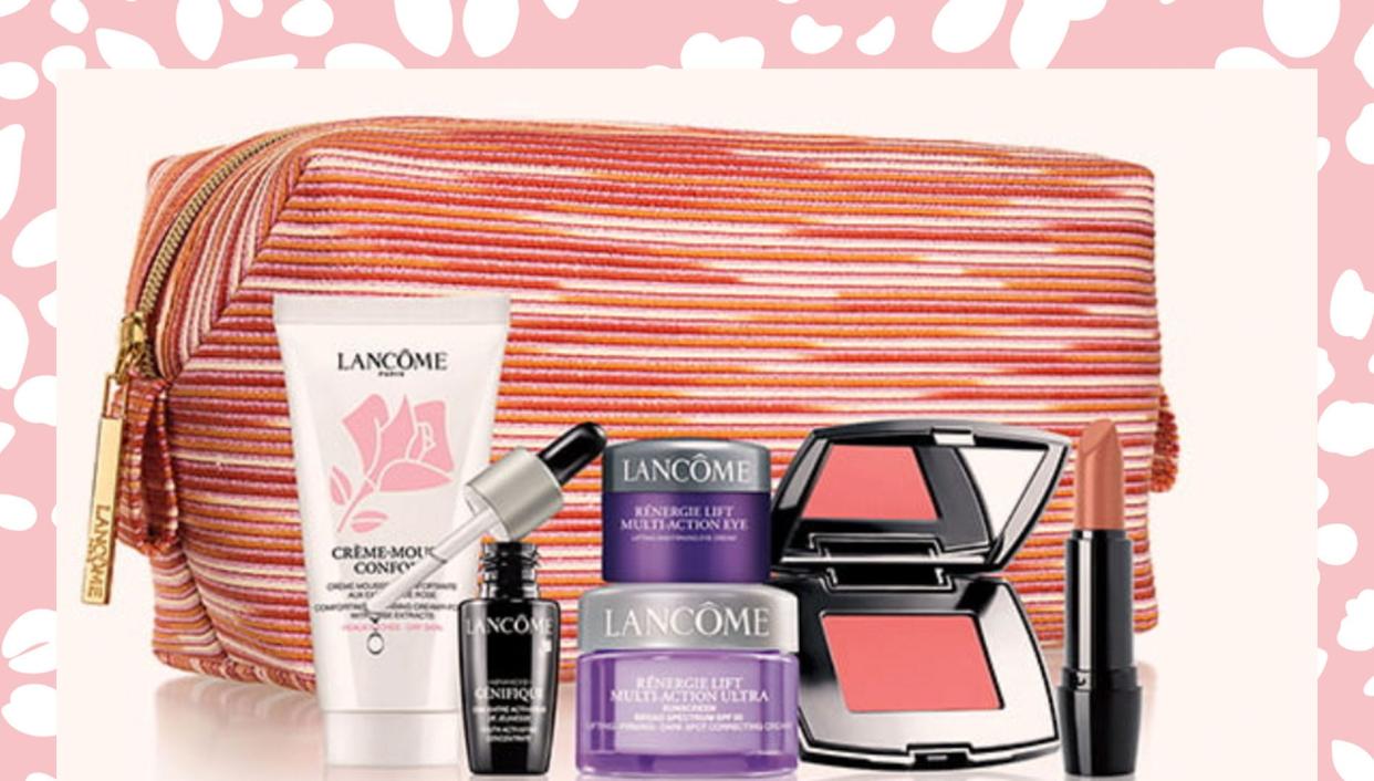 You can get a free gift set from Lancôme right now!