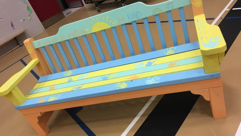 Buddy bench installed at Charlottetown elementary school