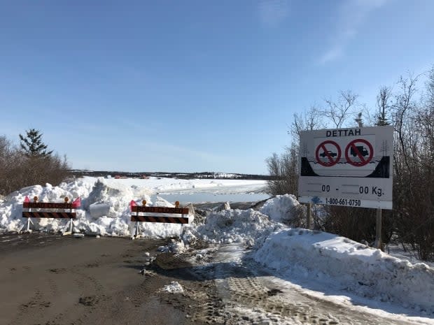 The Dettah Ice Road is closed for the season as of Friday. (Walter Strong/CBC - image credit)
