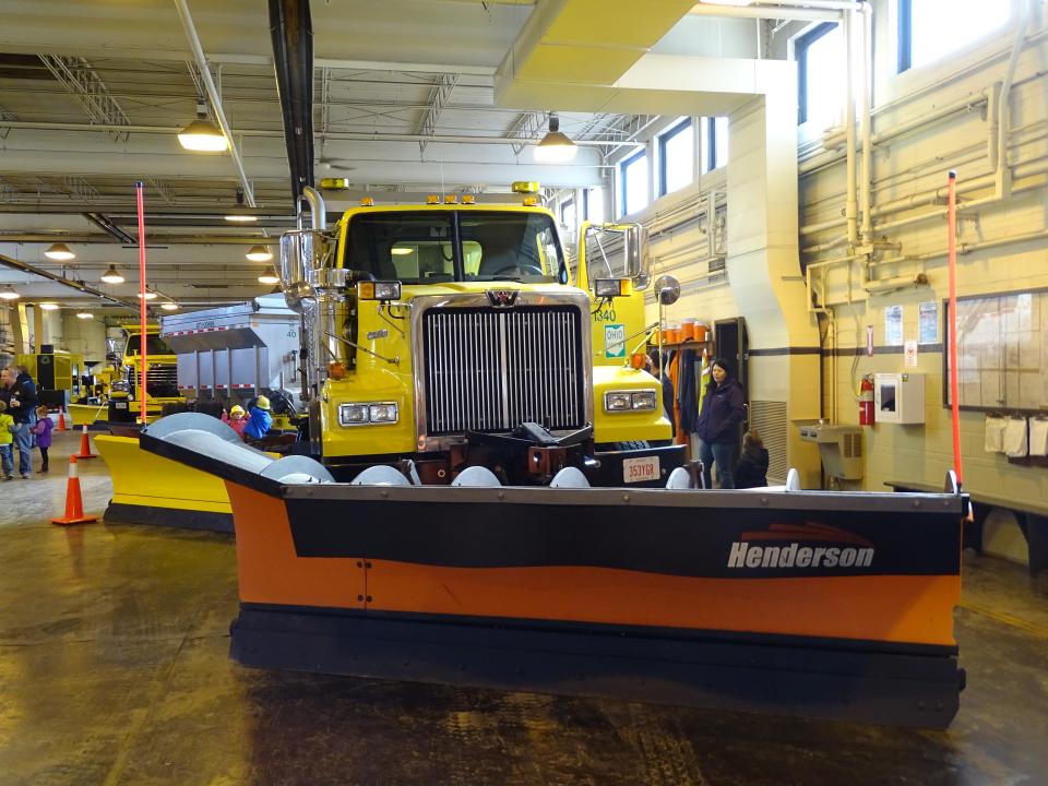 The Ohio Turnpike Commission inspects snowplows before the start of winter every year.