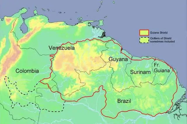 委內瑞拉與蓋亞那原先就已有主權爭議。   圖 : 翻攝自騰訊網/唐駁虎