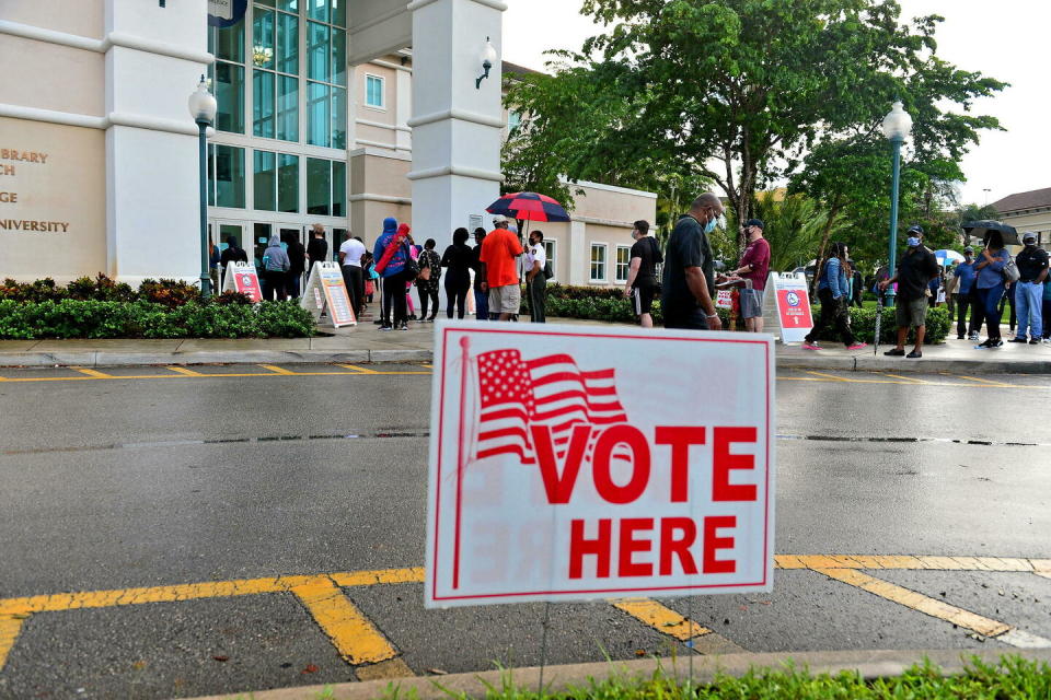 Les électeurs américains sont appelés aux urnes en novembre prochain pour voter lors de l'élection présidentielle (photo d'illustration).  - Credit:SPUS/ABACA