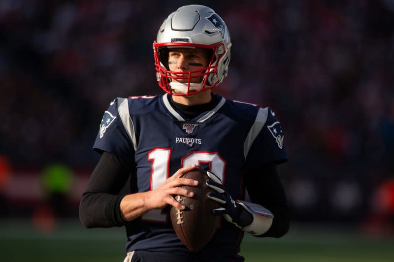 Tom Brady appears in "The Dynasty: New England Patriots," a new docuseries coming to Apple TV+ in February. File Photo by Matthew Healey/UPI