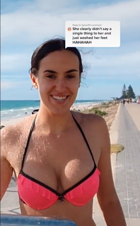 Woman shares awkward moment 'Karen' calls out G-string bikini