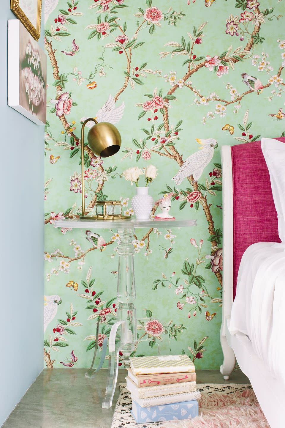 <p>Your bedroom should reflect your style. If you love nothing more than making a statement, an eye-catching floral wallpaper is for you. </p>