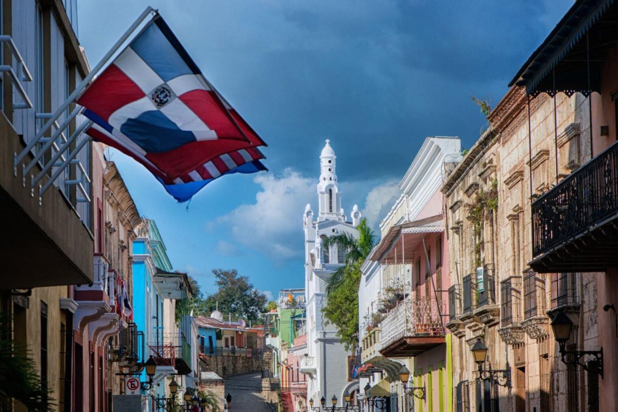 Santo Domino street in Dominican Republic