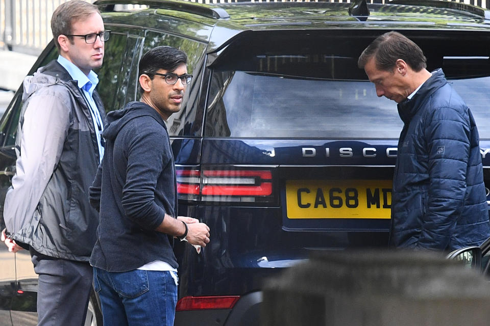 Chancellor of the Exchequer Rishi Sunak in Downing Street, London. (Photo by Victoria Jones/PA Images via Getty Images)