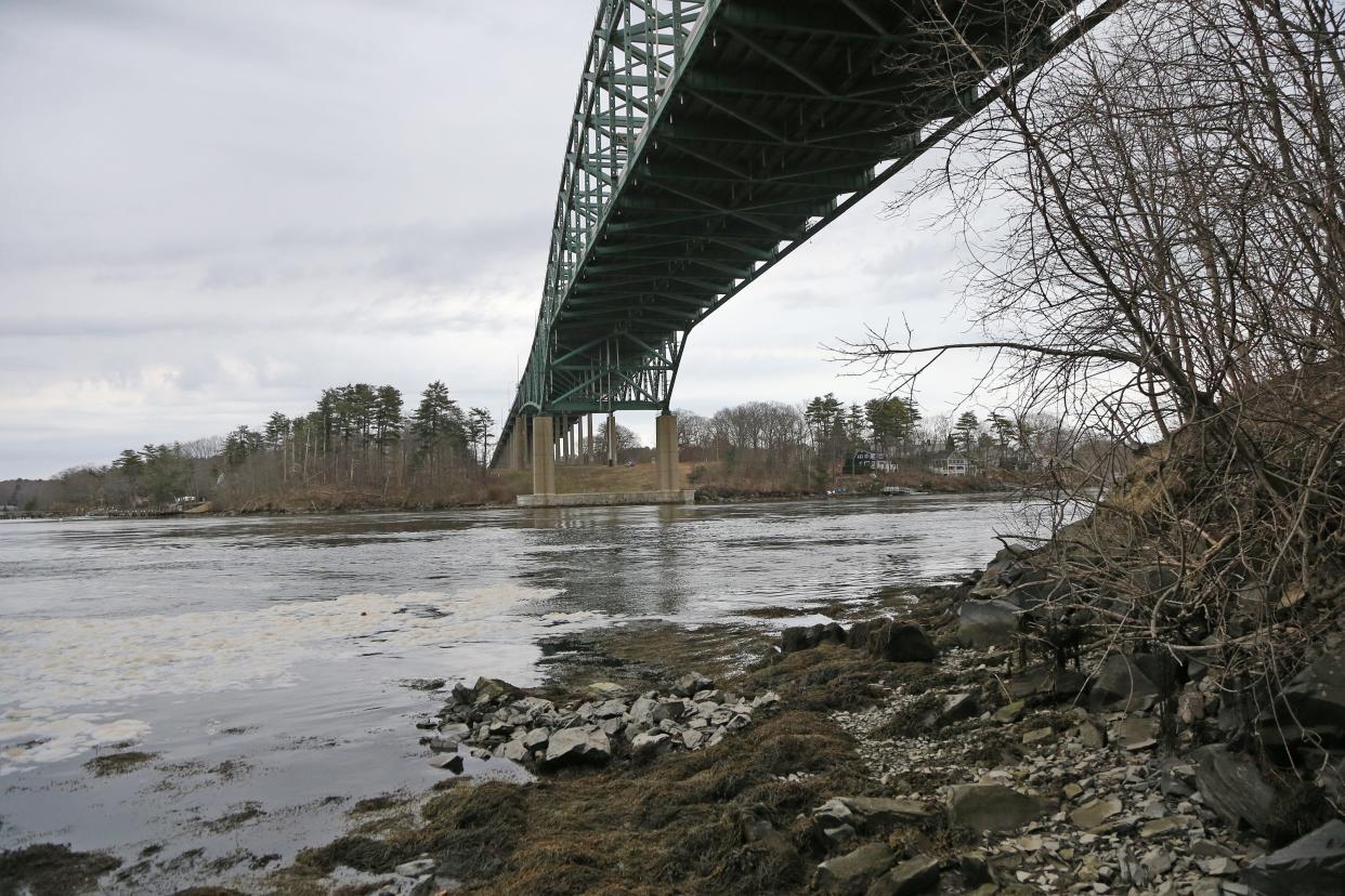 The Piscataqua River Bridge is the tallest of the three bridges in Portsmouth and is part of the I-95 corridor connecting Kittery to Portsmouth.