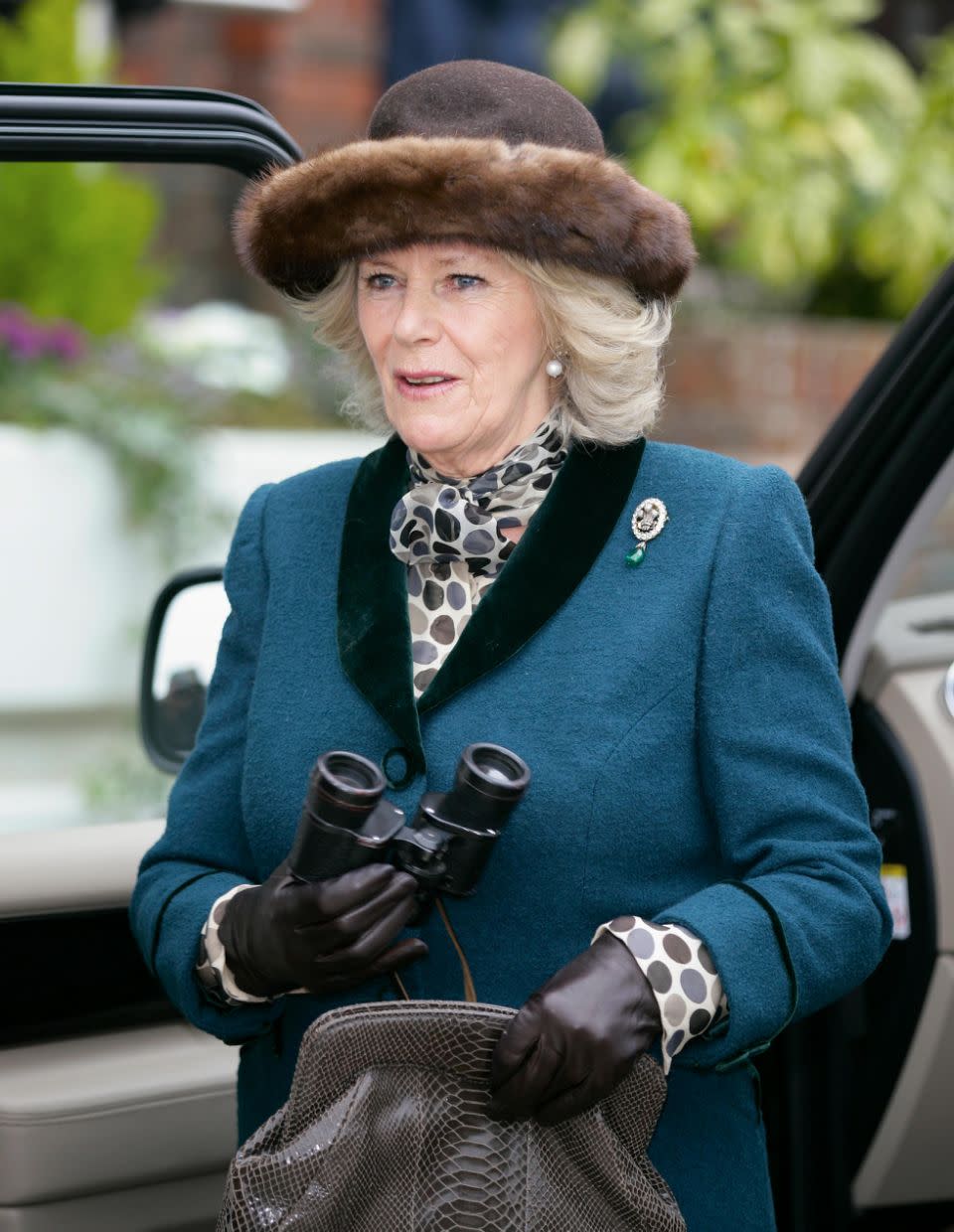 The brooch is now worn by Camilla. Photo: Getty Images