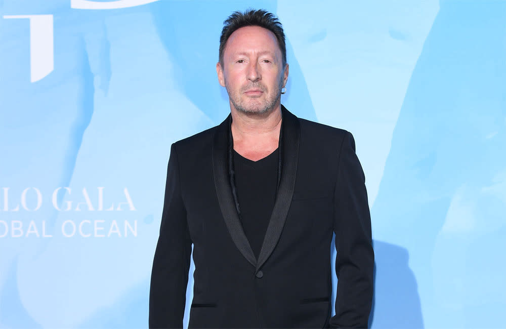 Julian Lennon admits he is thankful for Hey Jude even if the song has driven him up the wall over the years credit:Bang Showbiz