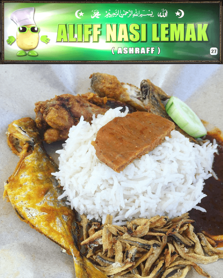 For Fresh and Tasty Nasi Lemak