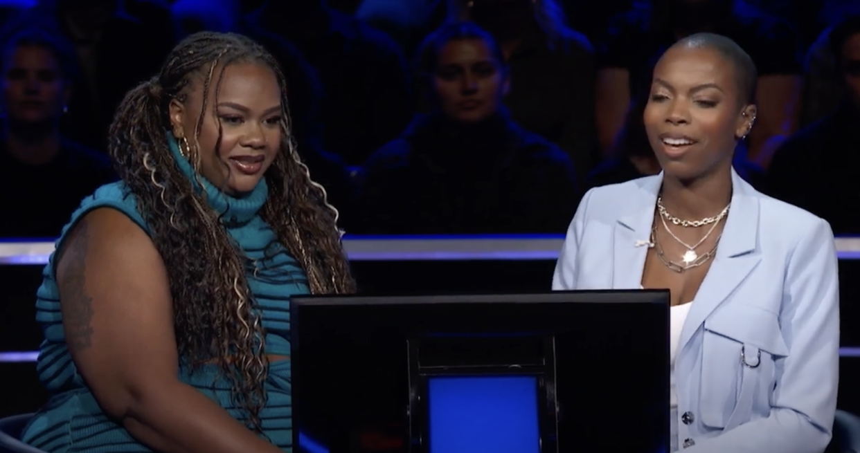 ‘Who Wants To Be A Millionaire’ Exclusive Preview: Nicole Byer Doesn’t Understand Sasheer Zamata’s Reasoning | Photo: ABC