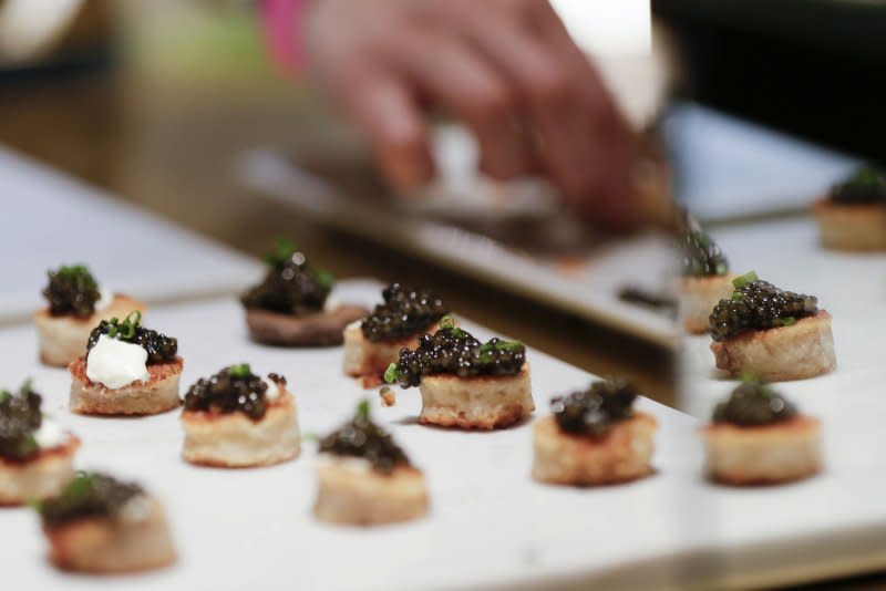 The status of the roe of sturgeon, or caviar, as a scarce and highly sought-after delicacy continues to put pressure on the remaining wild populations in Europe with the market ignoring or circumventing international laws designed to protect them, scientists at Berlin's Leibniz-Institute for Zoo and Wildlife say. File Photo by John Angelillo/UPI