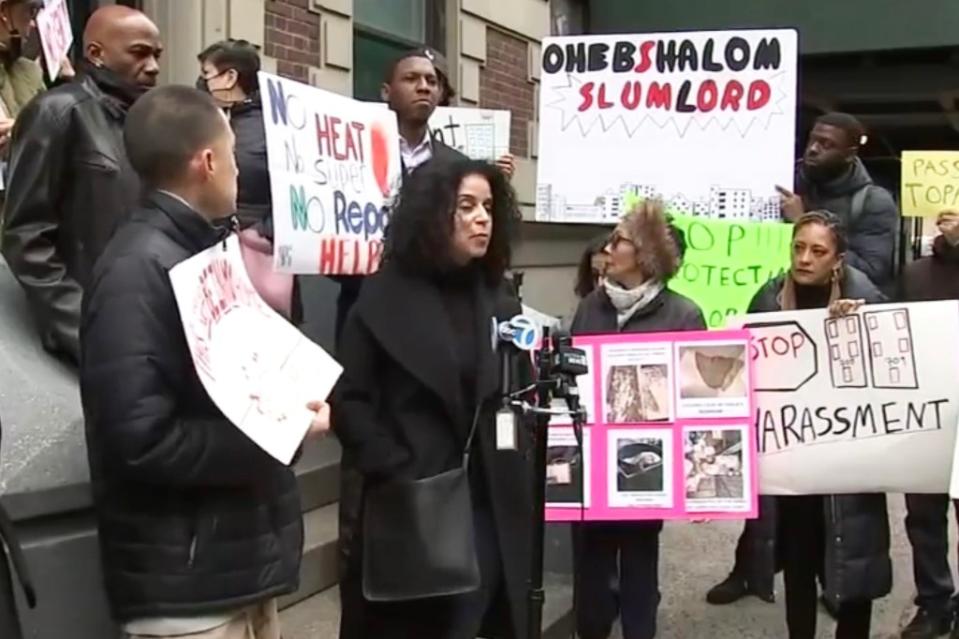 Ohebshalom now faces an open warrant for his arrest after neglecting to fix serious issues at two Washington Heights apartment buildings. WABC