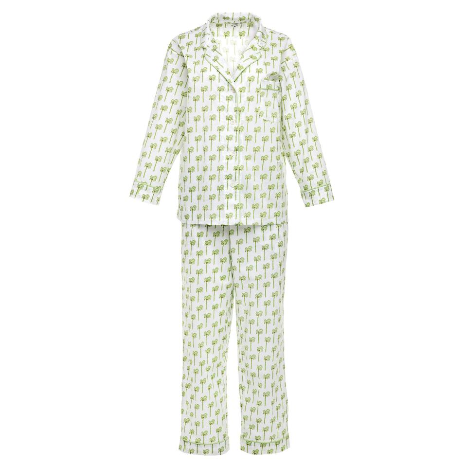 Lorient Block Print Long Pajama Set