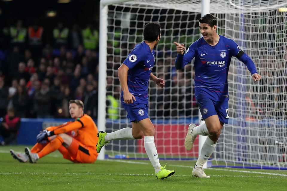 Morata continued his good form in front of goal with two more vs Palace