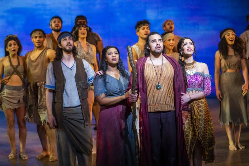 A filmed version of the stage adaptation of the 1998 movie musical "The Prince of Egypt" will be released on video-on-demand platforms Tuesday. Photo courtesy of Universal Pictures Home Entertainment