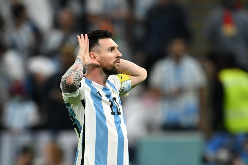 Incredible: Messi is leading this Argentina team (Getty Images)