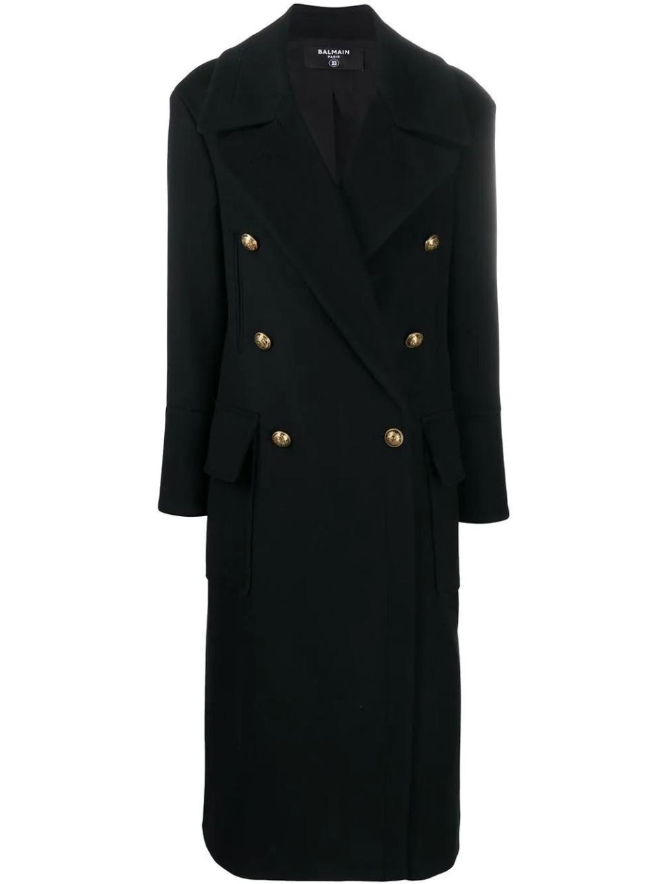 26) Wool and Cashmere-Blend Coat