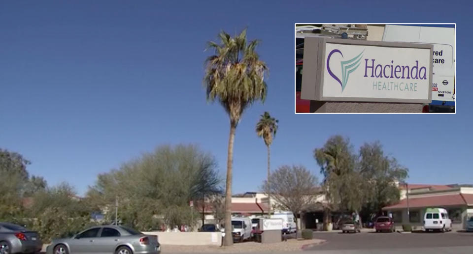 The woman has been in a vegetative state at the Hacienda Healthcare facility (pictured) for over a decade.