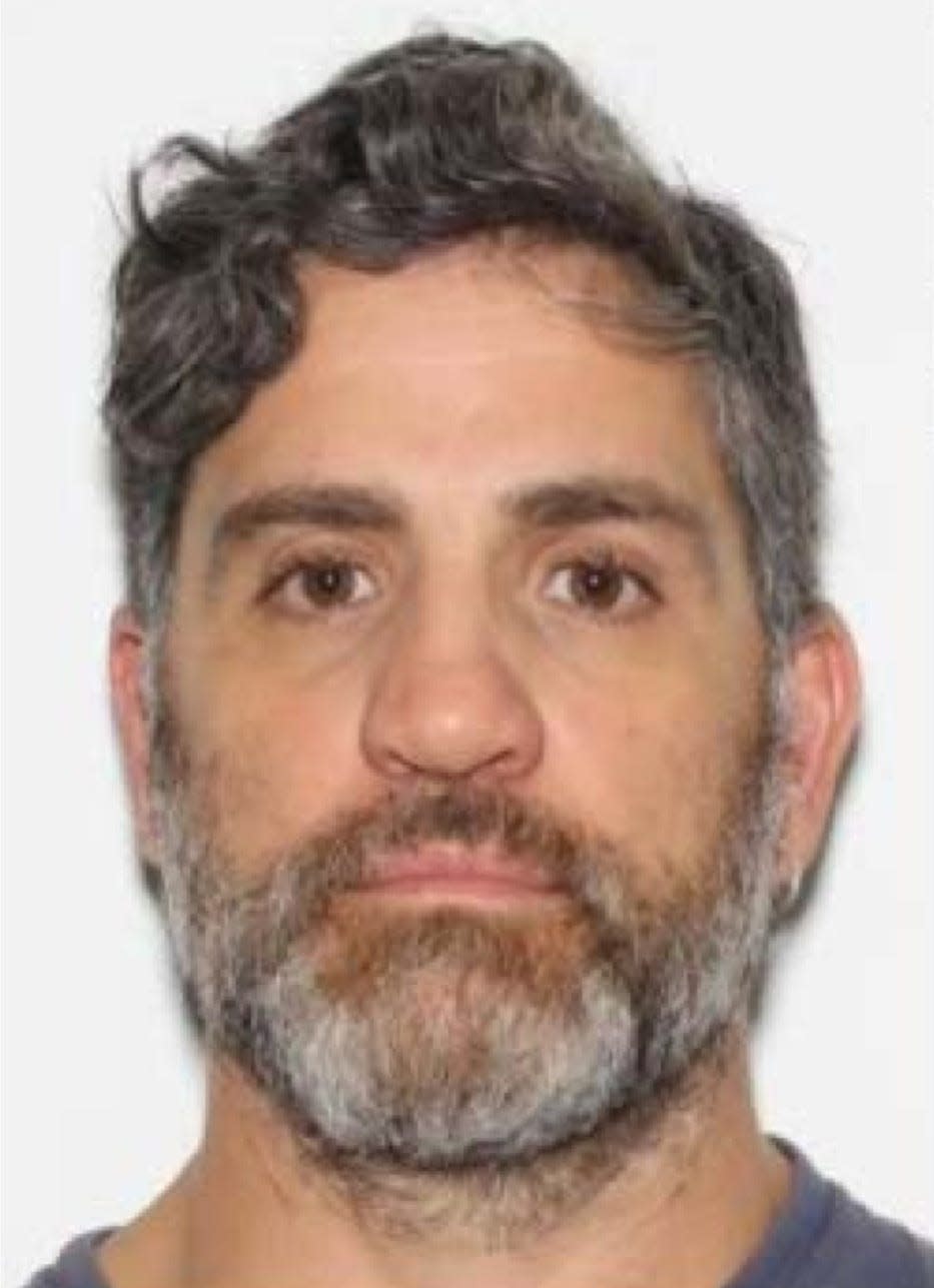 Dominic Pezzola of New York was arrested and charged with crimes related to the Jan. 6 Capitol riot. The FBI used this New York drivers license photo to help identify him.