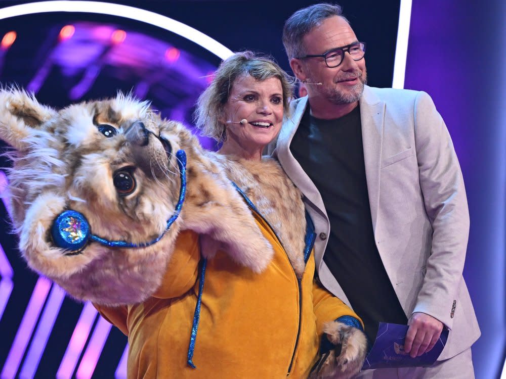 Tatsache: Uschi Glas war der Babylöwe bei "The Masked Singer". (Bild: ProSieben/Willi Weber)