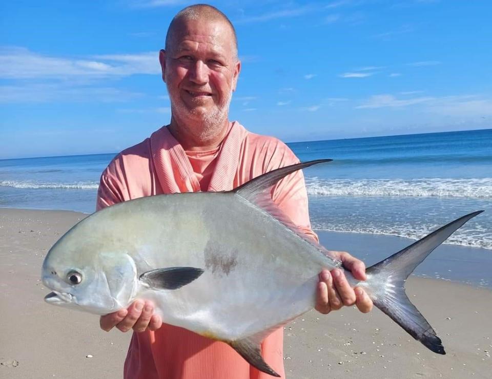 Gary Faircloth of Fort Pierce caught a sweet permit Oct. 17, 2022 while fishing at a Hutchinson Island beach with Fishbites EZ fleas as bait.