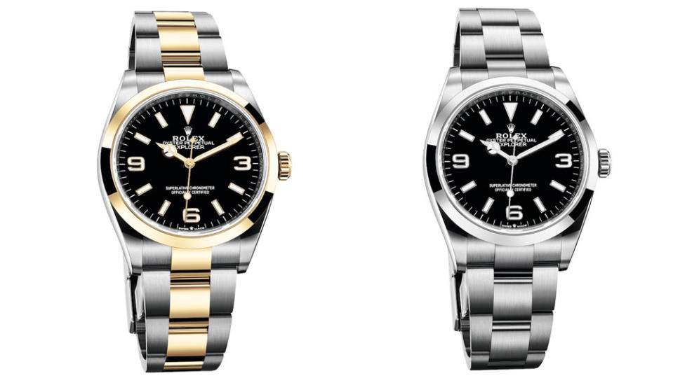 Rolex Explorer Ref. 124273 and Ref. 124270