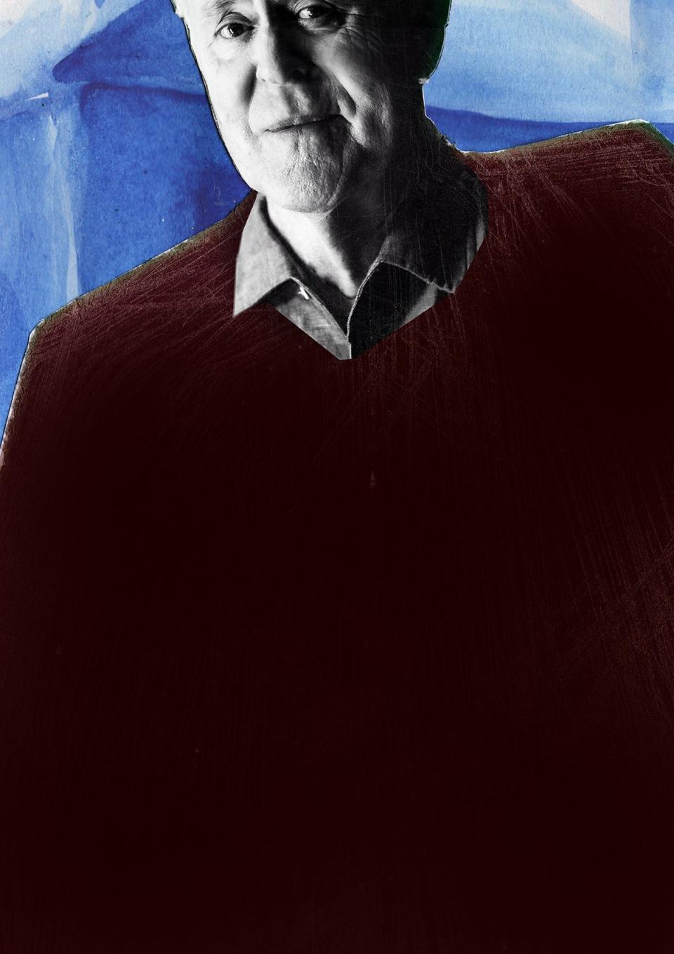 John Lithgow as Roald Dahl in the artwork for Giant