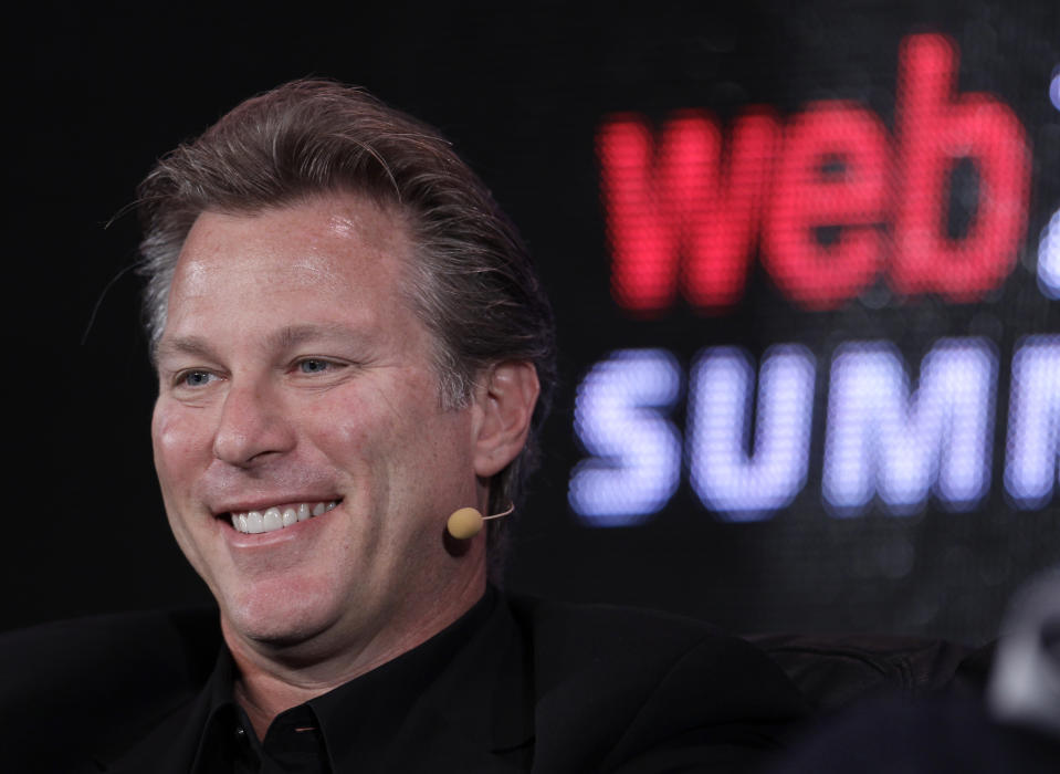 FILE - In this Oct. 17, 2011 file photo, Ross Levinsohn, Yahoo Executive Vice President of Americas, speaks at the Web. 2.0 Summit in San Francisco. Yahoo’s restless shareholders let interim CEO Ross Levinsohn know that they won’t give him much time to turn the company around if he gets the job on a permanent basis at Yahoo’s annual shareholders meeting Thursday. July 12, 2012.(AP Photo/Paul Sakuma, File)