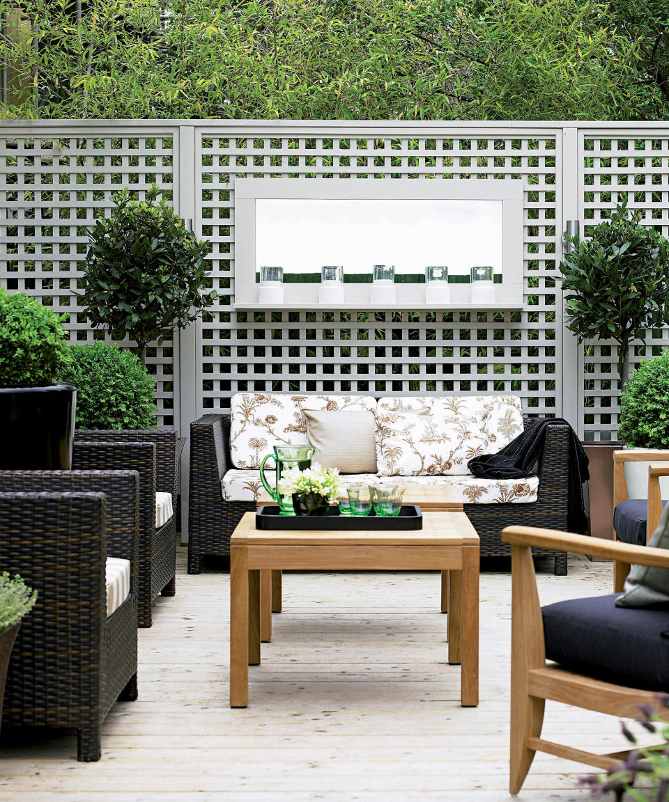 Choose trellis for subtle screening