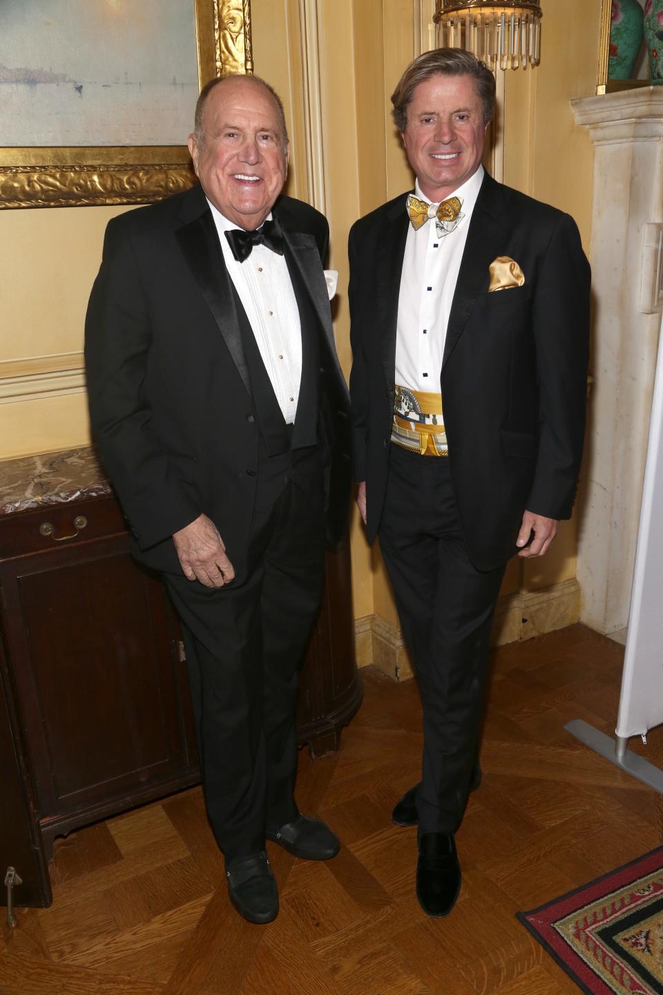 Michael Kovner and Jean Doyen de Montaillou attend the French Heritage Society's Gilded Age gala.