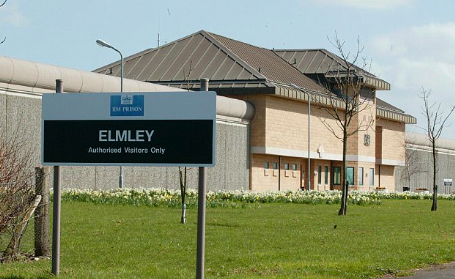 <em>Golding is serving an 18-week sentence at HMP Elmley in Kent (PA)</em>