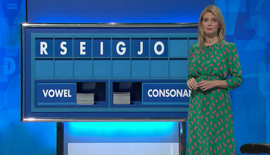 Rachel Riley appeared on Countdown yesterday (Channel 4)