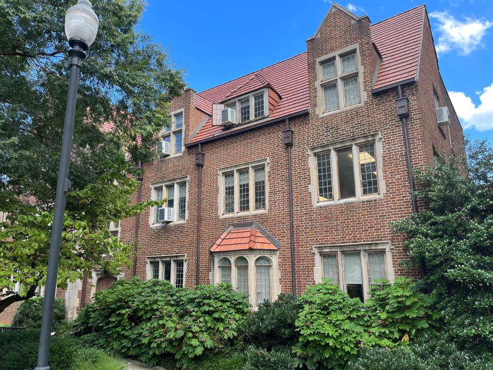 Henson Hall is scheduled to be replaced with a new business building. Henson was built in 1930 and in recent years has housed the College of Social Work.