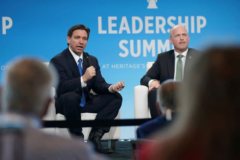 FILE PHOTO: The Heritage Foundation's 50th Anniversary Leadership Summit at Gaylord National Resort and Convention Center in National Harbor, Maryland