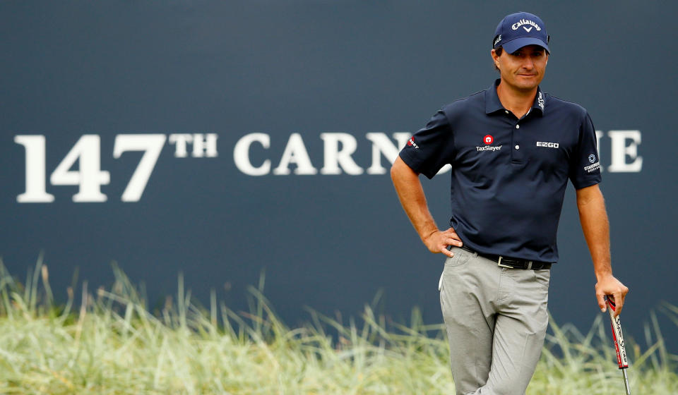 Kevin Kisner looks to bring home his first major on Sunday at the British Open. (Reuters)